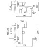 Смеситель для ванны FRAP H76 F3276-9